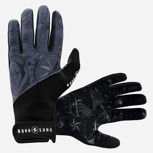 Aqualung Admiral III Gloves Gloves Aqualung XS Mens Gray