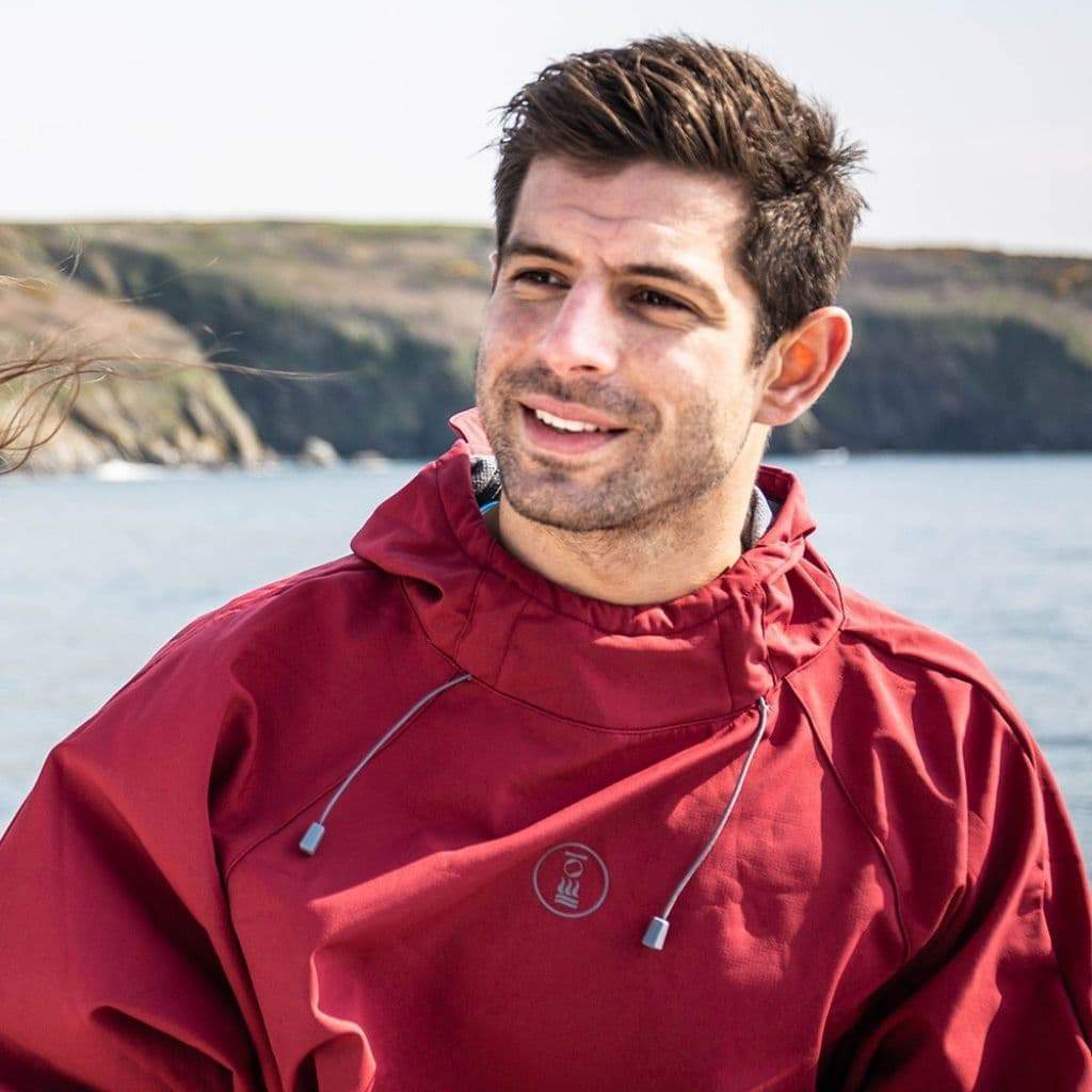 Storm Poncho Unisex Poncho Fourth Element XXS Burgundy