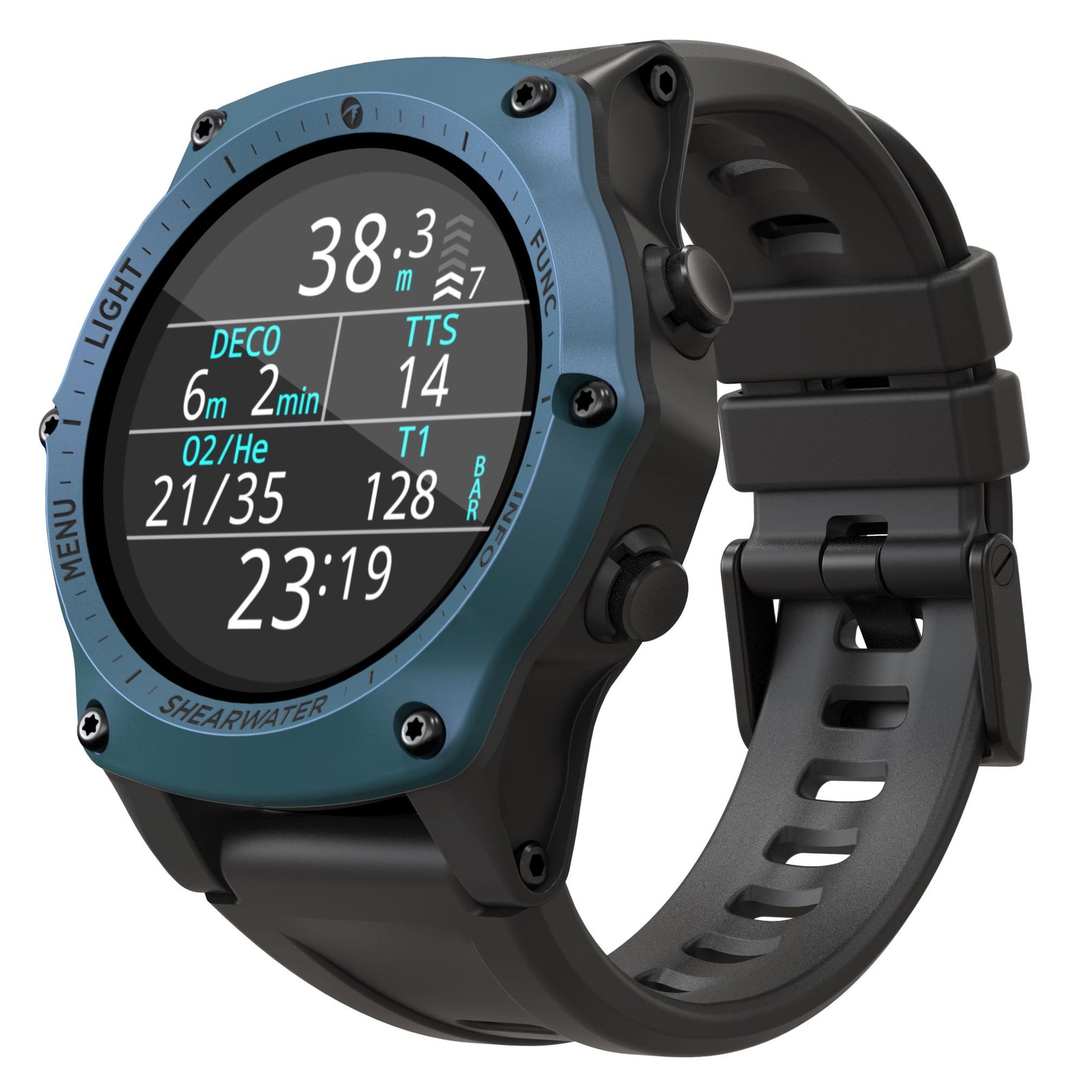 Teric Dive Computer Shearwater Blue