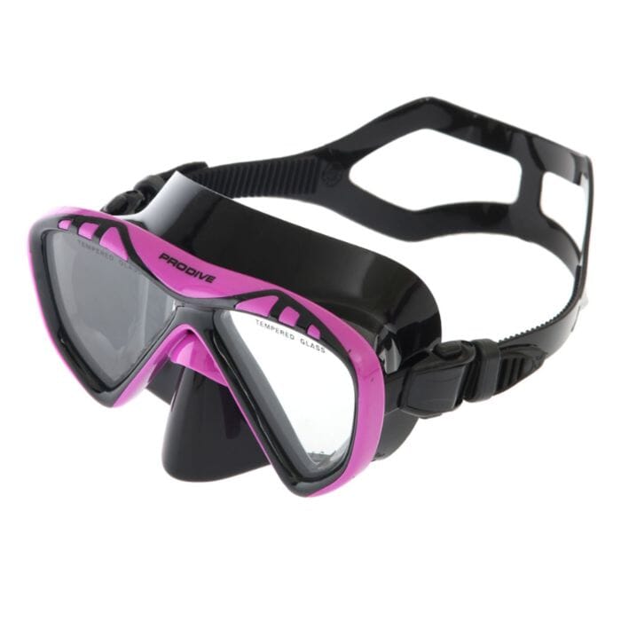 ADULT TWIN LENS PREMIUM SILICONE MASK & SNORKEL SET Mask Pro Dive 