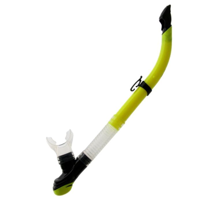 Dry Top Flex Snorkel Pro Dive Yellow 