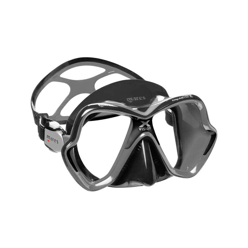 Mask X-Vision Ultra LS Mask Mares Black and Light Grey 