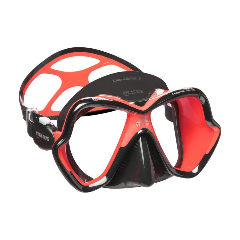 Mask X-Vision Ultra LS Mask Mares Black and Red 