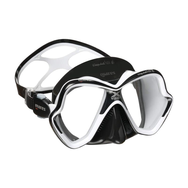 Mask X-Vision Ultra LS Mask Mares Black and White 