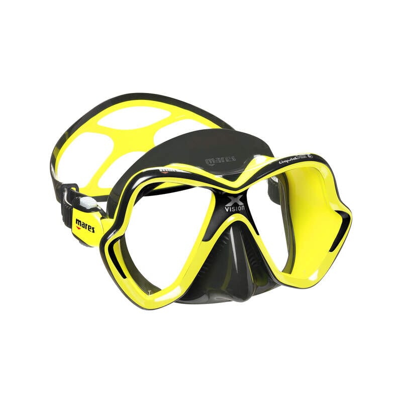 Mask X-Vision Ultra LS Mask Mares Black and Yellow 