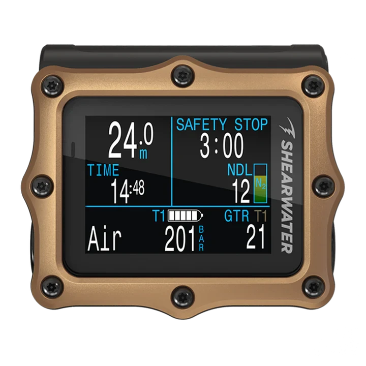 Perdix 2 Ti Dive Computer Shearwater Perdix 2 Ti Bronze Journeys Edition 