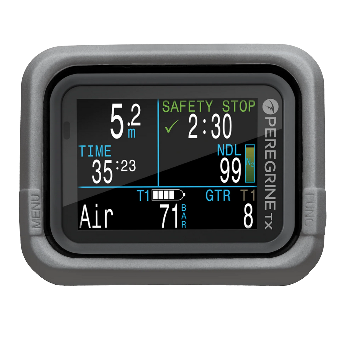 Silicone Cases (Perigrine & Perdix) Dive Computer Shearwater Grey - Peregrine 