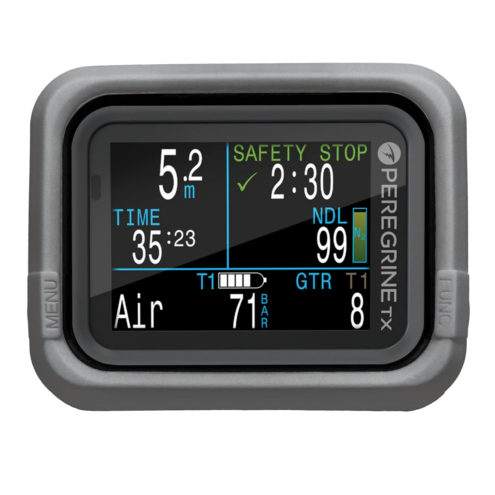 Silicone Cases (Perigrine & Perdix) Dive Computer Shearwater Grey - Peregrine 