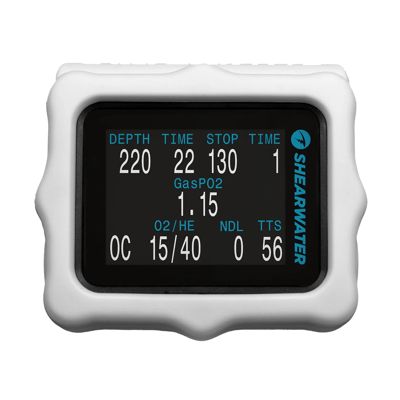Silicone Cases (Perigrine & Perdix) Dive Computer Shearwater White - Perdix 
