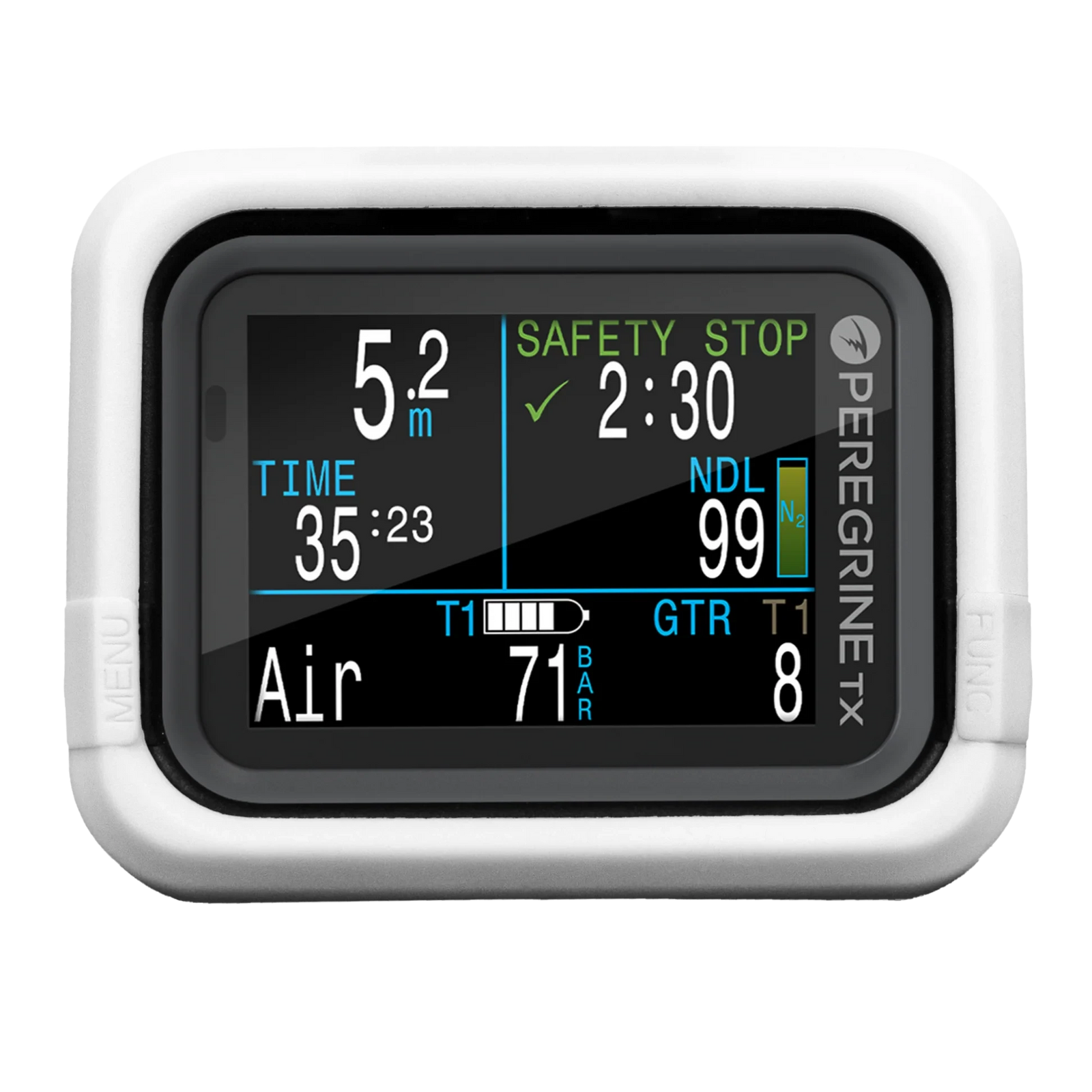 Silicone Cases (Perigrine & Perdix) Dive Computer Shearwater White - Peregrine 
