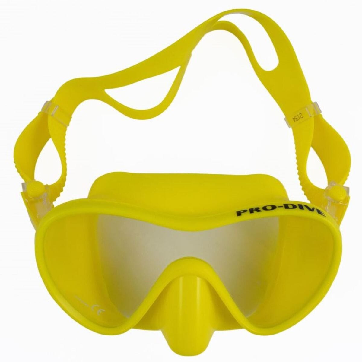 TOUCH FRAMELESS Mask Pro Dive YELLOW 