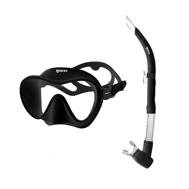 Tropical Combo Mask Mares Black 