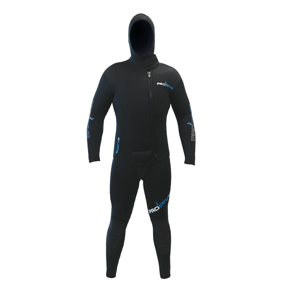 Atlantis Hooded 2 Piece Wetsuit Pro Dive 