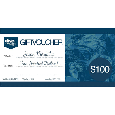 Dive Otago Gift Voucher Gift Voucher Dive Otago $100