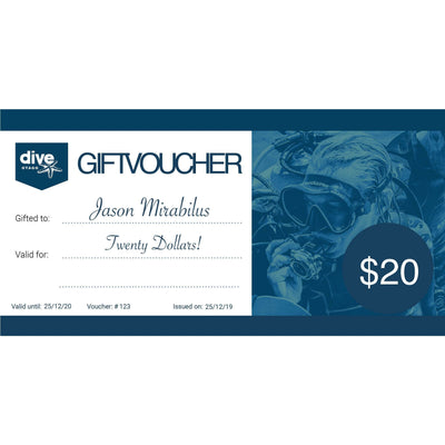 Dive Otago Gift Voucher Gift Voucher Dive Otago $20