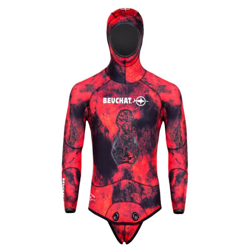 Redrock Camo 5mm Jacket Wetsuit Beuchat XS 