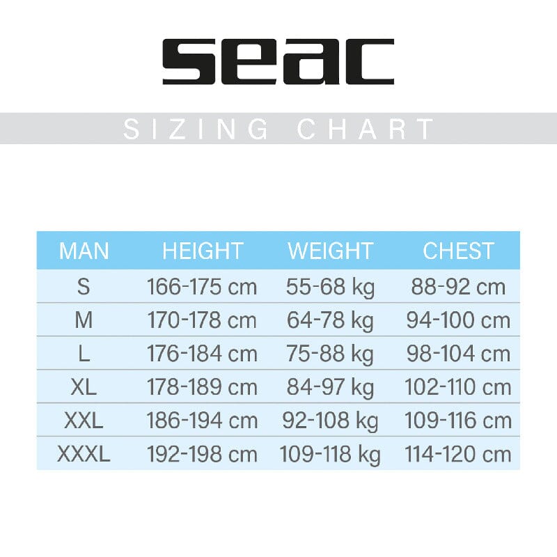 Seac Black Shark - Jacket & Pants combo Wetsuit SEAC 