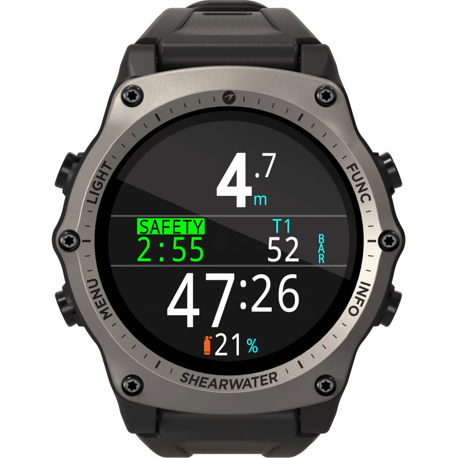 Teric Dive Computer Shearwater Silver 