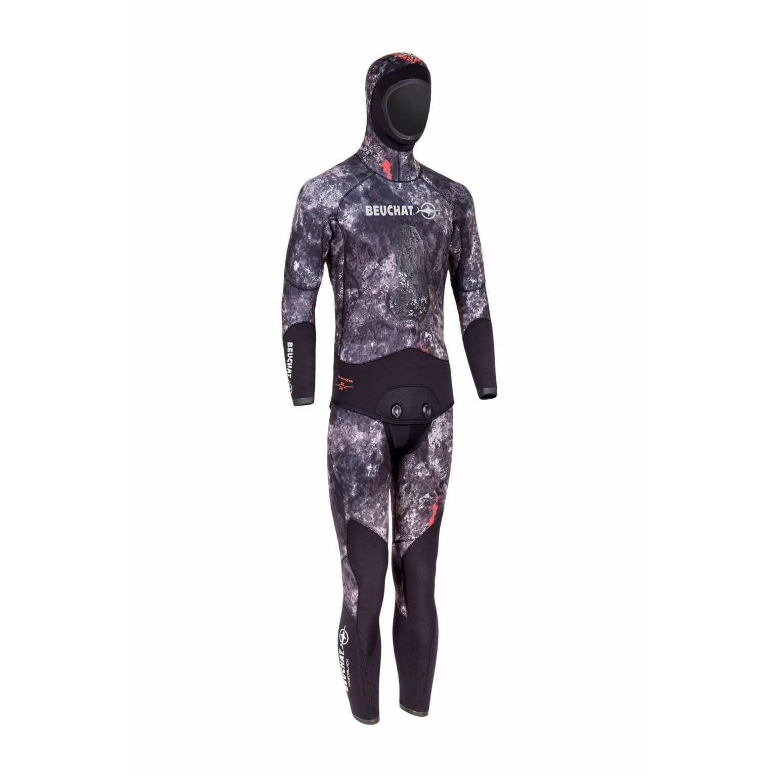 Trigoblack Camo 5mm Jacket Wetsuit Beuchat 
