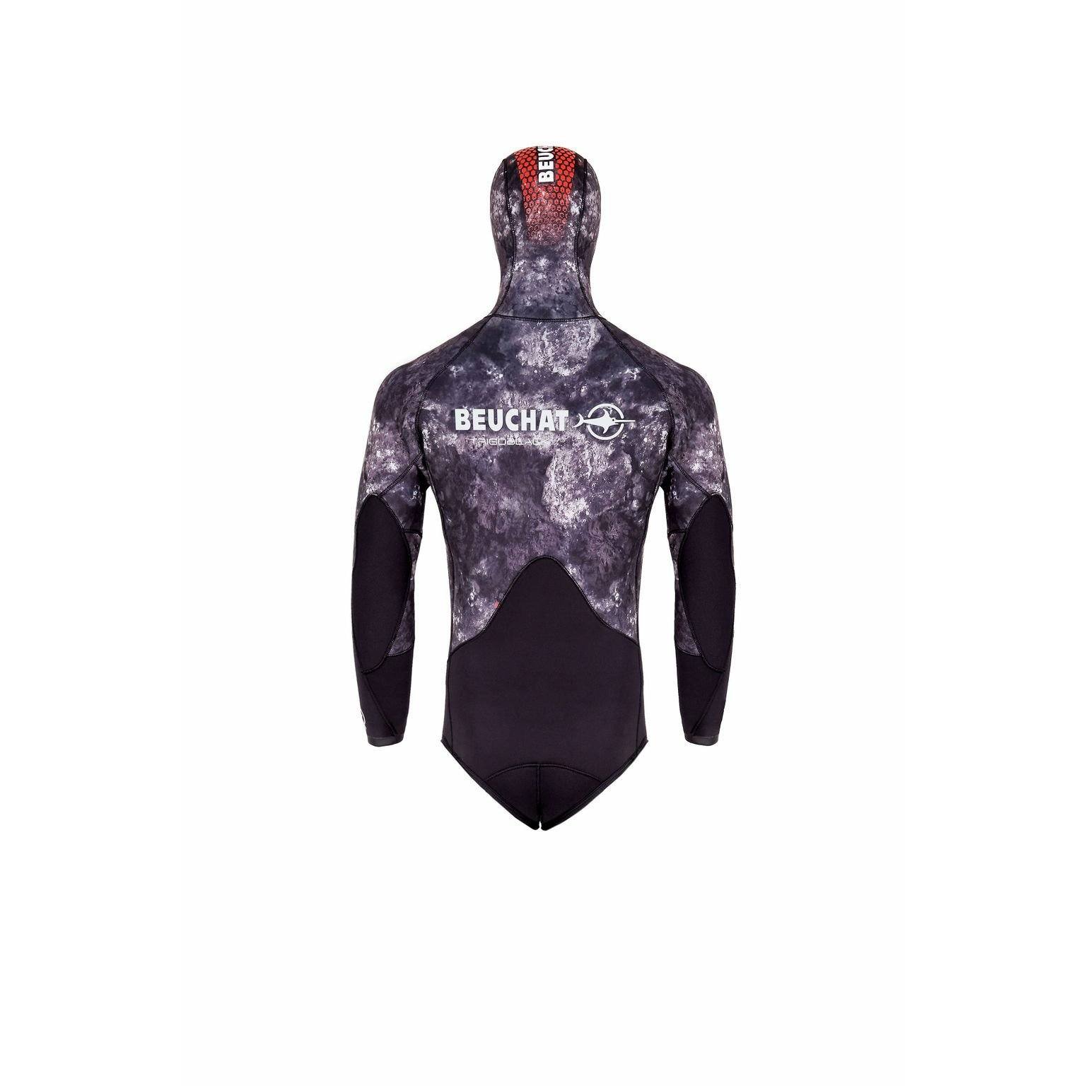 Trigoblack Camo 5mm Jacket Wetsuit Beuchat 