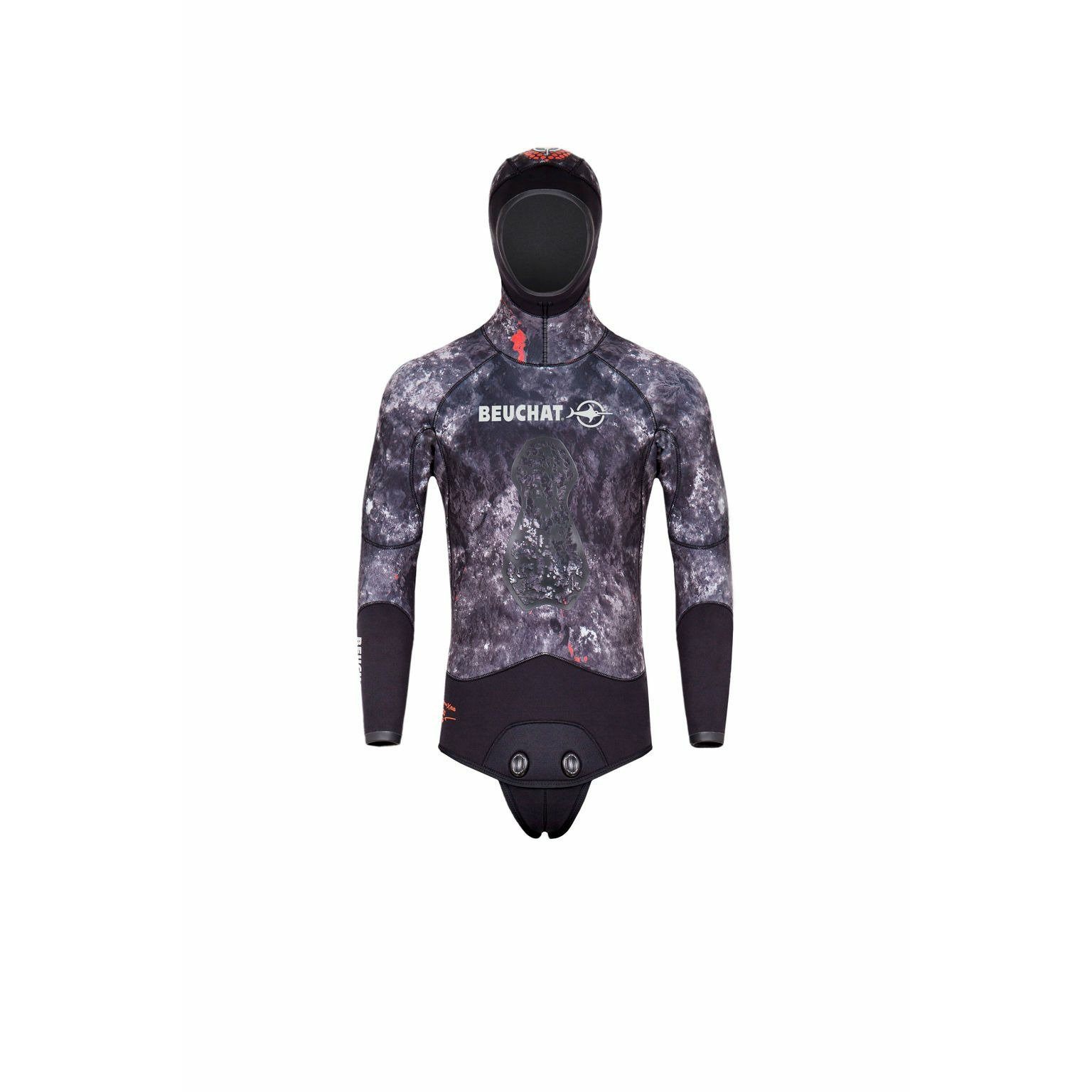 Trigoblack Camo 5mm Jacket Wetsuit Beuchat 