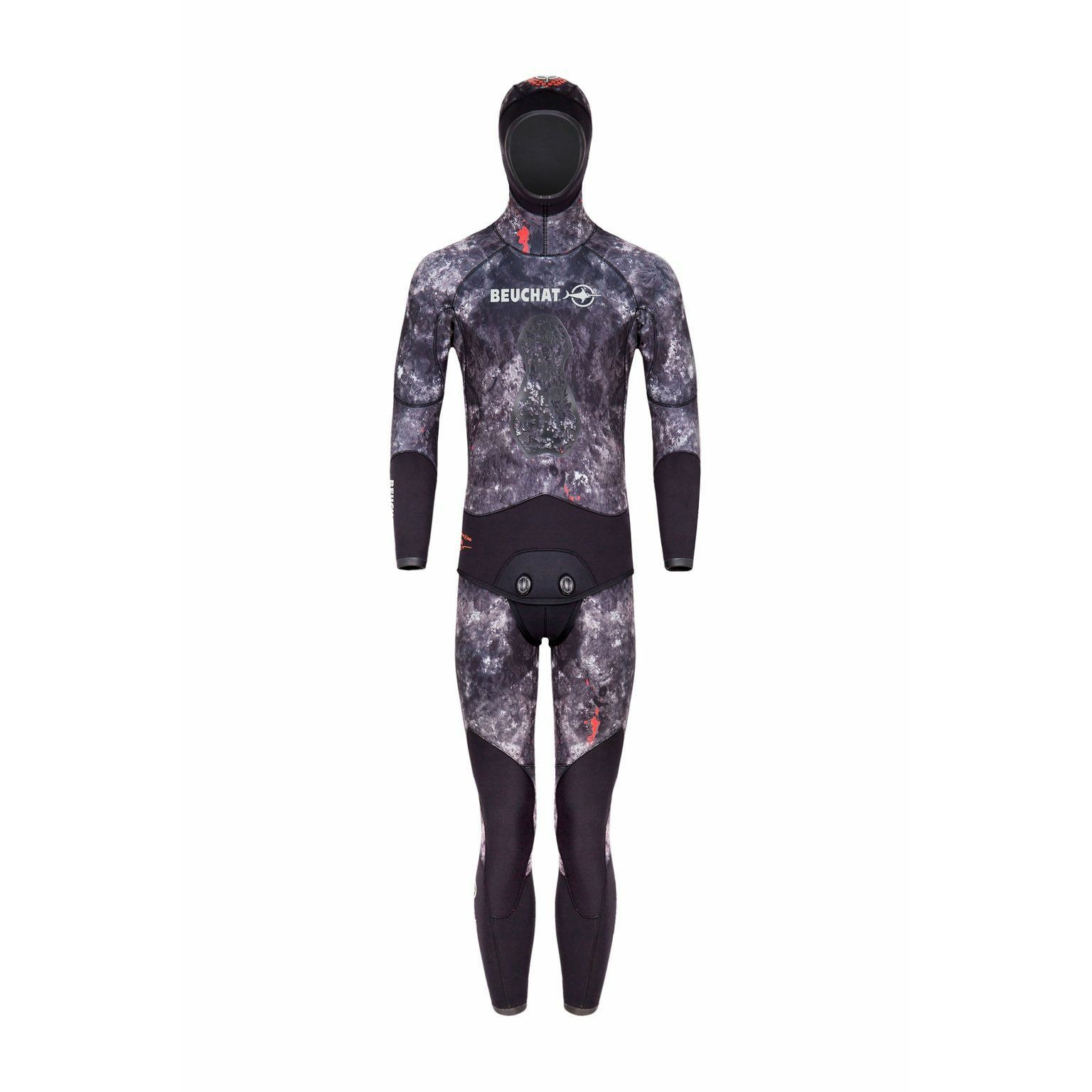 Trigoblack Camo 5mm Jacket Wetsuit Beuchat 
